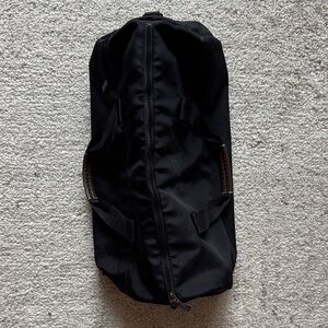 Goodfellow & Co Black Duffel Bag with Brown Handle Accents